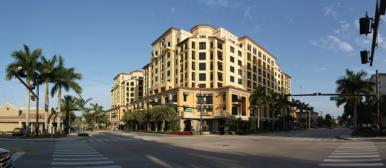 Palmetto Park Road and Mizner Boulevard in Boca Raton